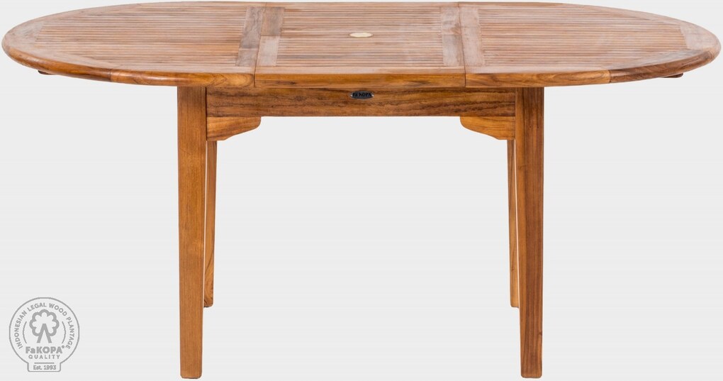 ELEGANTE V - stůl oválný z teaku