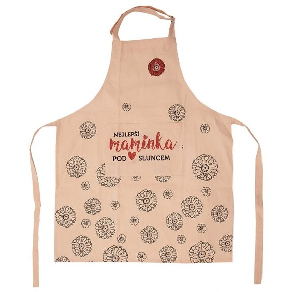 Zástěra bavlna kuch. NEJLEPŠÍ MAMINKA CZ