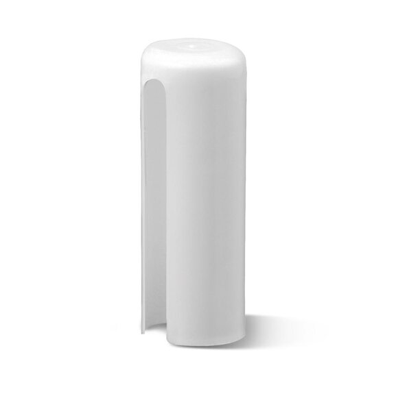 Krytka pantu plast pr. 15mm bílá