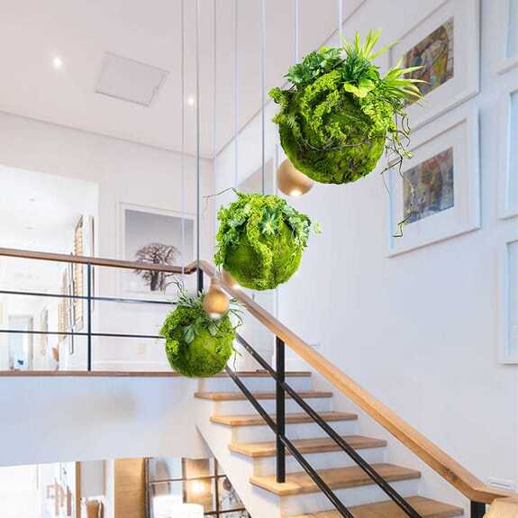 Dekorativní mechová koule GD5166