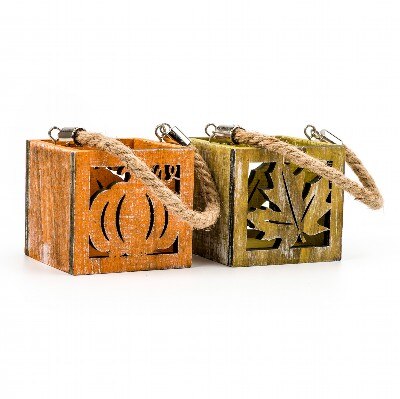 Box dřevo 8x8V18cm mix