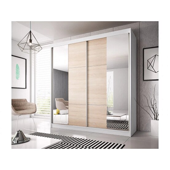 Šatní skříň MURPHY 36 230 - 2 dvéřová plné dveře