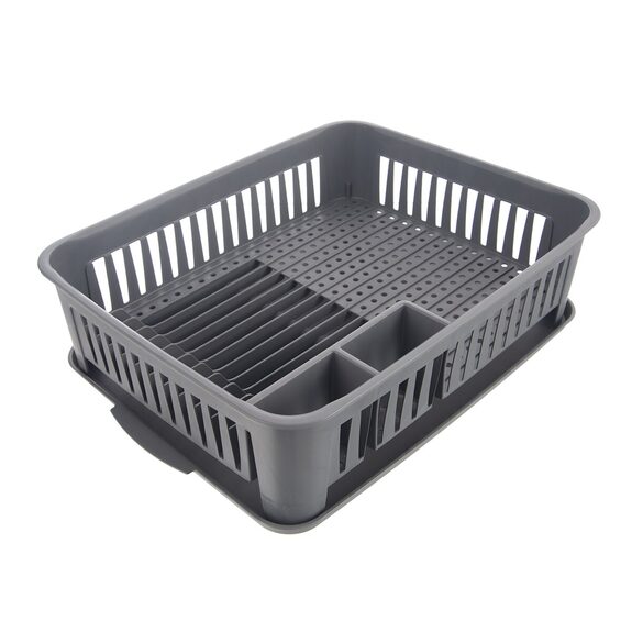 Odkapávač UH Dish 2 díly 43x32x12 cm šedá