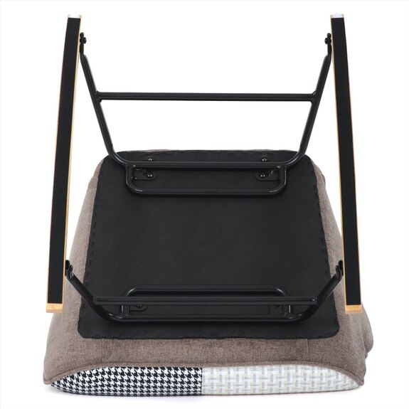 Křeslo houpací AK-374 PW2 potah patchwork látka