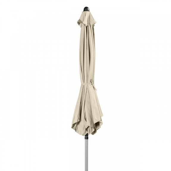 ACTIVE 280 cm -  automatický naklápěcí slunečník s klikou