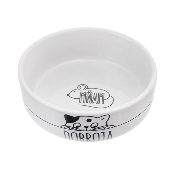 Miska ker. pro kočky MAZLÍČCI pr. 12 cm