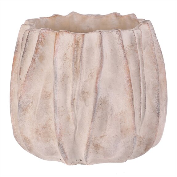 Obal na květiny - betonový, šedý