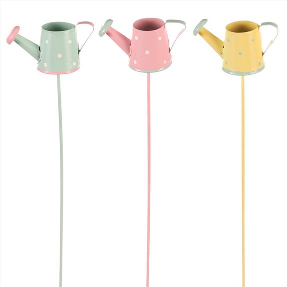 Konvička na zápichu - kov, mix 3 druhů, cena za 1 ks