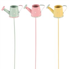 Konvička na zápichu - kov, mix 3 druhů, cena za 1 ks