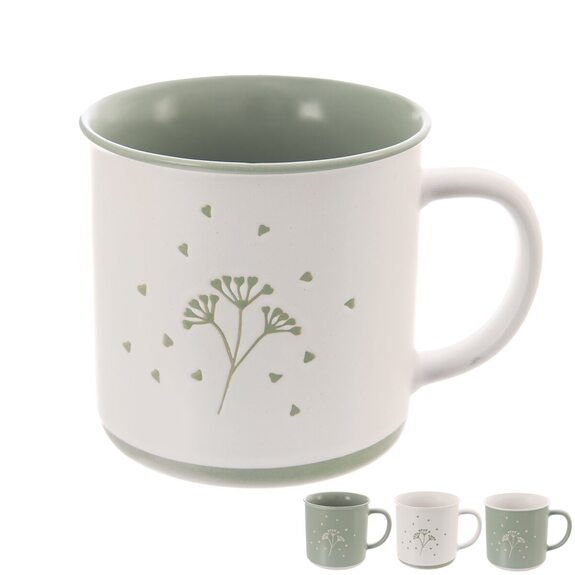 Hrnek ker. GREENISH 0,5 l mix