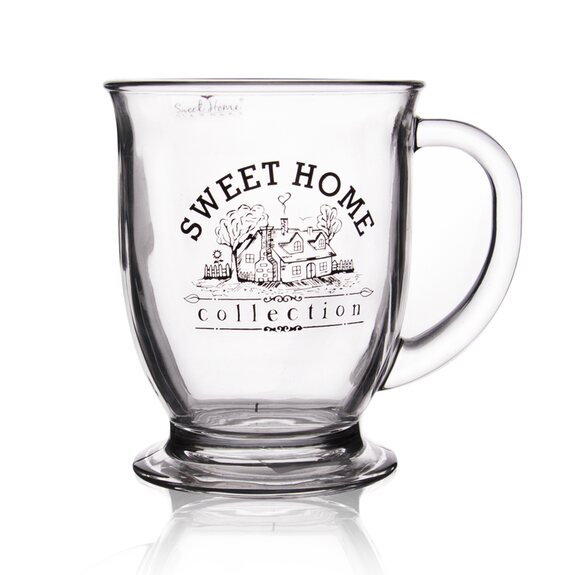 Hrnek sklo SWEET HOME 0,4 l, náhrada 128859