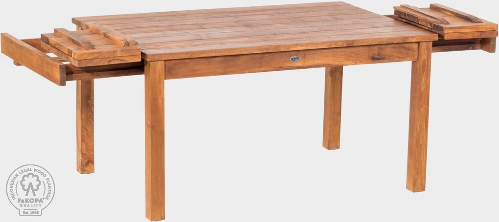 GIOVANNI 210-150x100cm - stůl z teaku