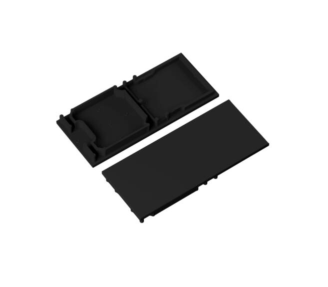 Koncovka WIRELI COMBO30-01 E9 černá, pár