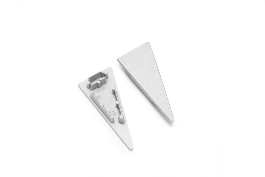 Koncovka WIRELI WALLE12 stříbrná, pár