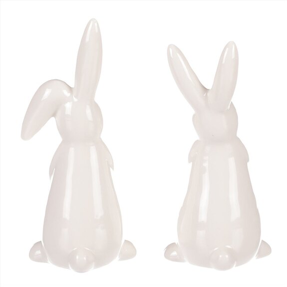Keramický zajíc, mix 2 druhů,