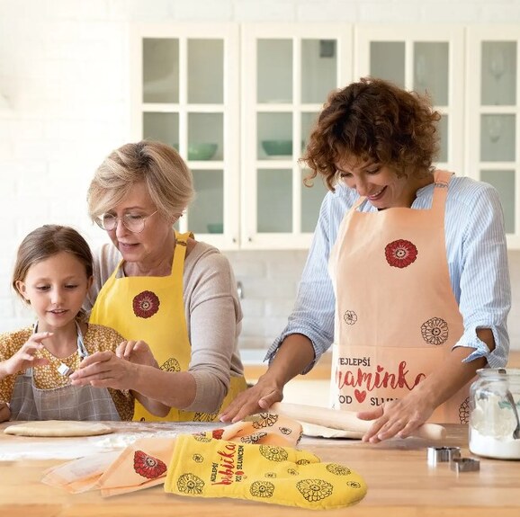 Zástěra bavlna kuch. NEJLEPŠÍ BABIČKA CZ