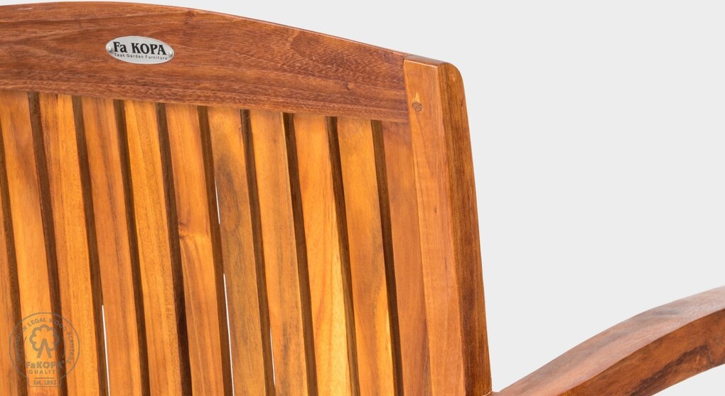 PARIS - masivní křeslo z teaku