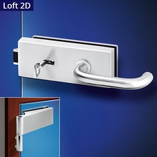 Una Loft HR kování na skleněné dveře