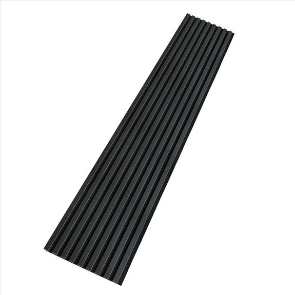 Dekorační obkladový SLAT panel akustic 27-18 Lamino Black