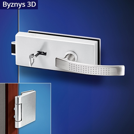 Futura Byznys HR kování na skleněné dveře