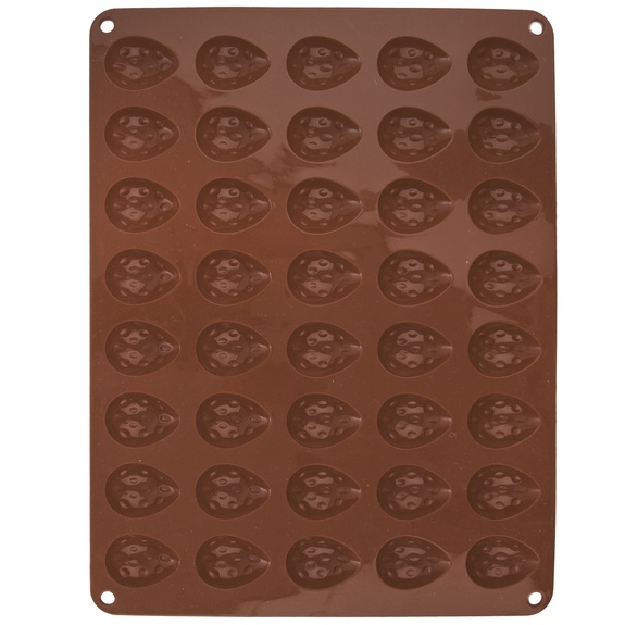 Forma silikon ořechy 40 hnědá