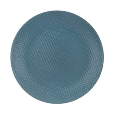 Talíř ker. dezert. RELIEF kul. pr. 21 cm petrolej.