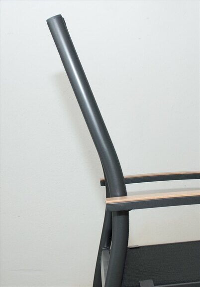 EXPERT WOOD antracit - gastro zahradní stohovatelné křeslo