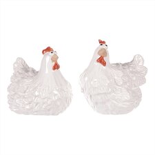 Slepice a kouhout z keramiky KEK9388 MIX