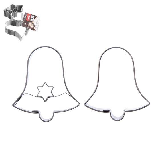 Vykrajovačka nerez/střed zvonek sada 2 ks