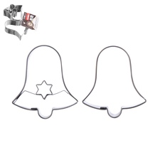 Vykrajovačka nerez/střed zvonek sada 2 ks