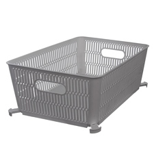 Košík UH Nesta stohovatelný 28,5x23x12 cm šedá