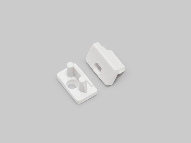 Koncovka WIRELI SLIM8 bílá s otvorem, pár