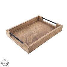 Tác dřevo/kov MANGO 35,5x25,5 cm