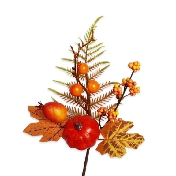 Podzim zápich bobule 25cm oranž