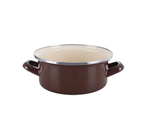 Kastrol smalt BROWN Lem 1,6 l