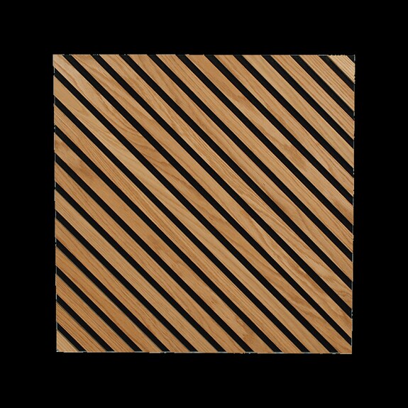 Dekorační obkladový SLAT panel akustic Diagonal Dub Olej