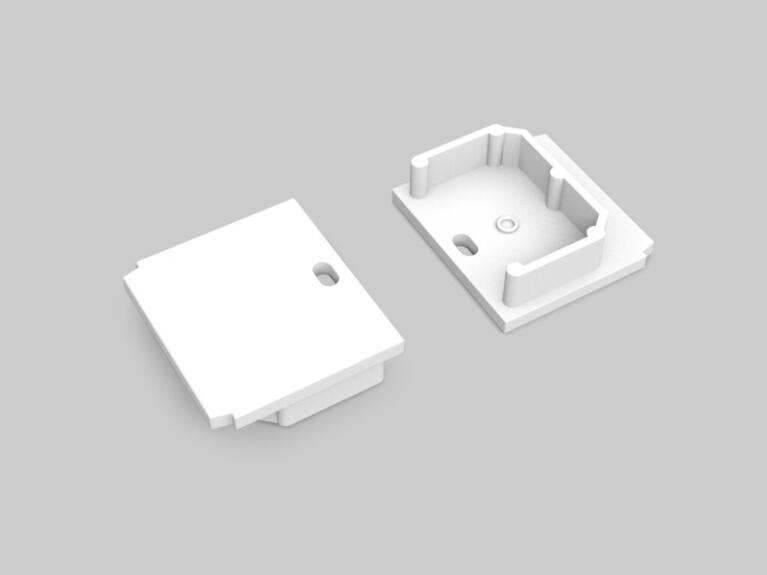 Koncovka WIRELI LINEA-IN20 TRIMLESS bílá, pár