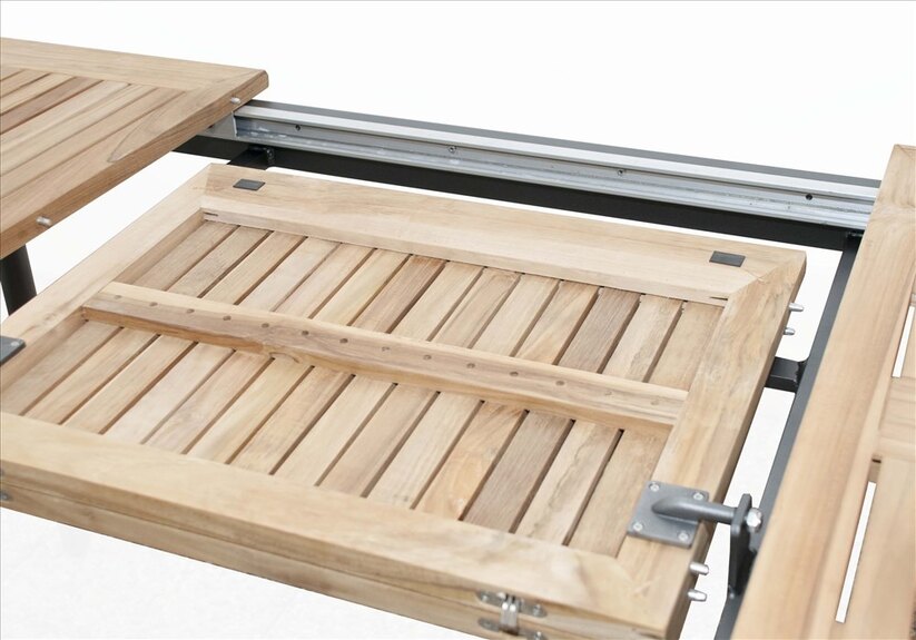 CONCEPT - rozkládací stůl s teakovou deskou FSC(R)