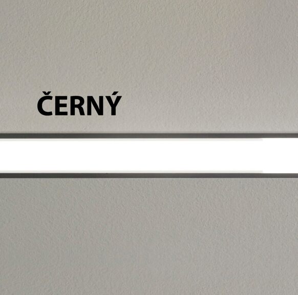 Difuzor WIRELI C KLIP ČERNÝ, 2m (metráž)