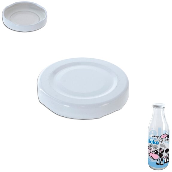 Víčko kov mix TO 48 -láhev na mléko 1 ks