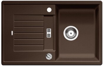 Dřez s odkapem BLANCO Zia 45 S s excentrem Silgranit PuraDur