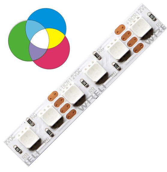 RGB LED pásek 3838  224 WIRELI 18W 0,75A 24V