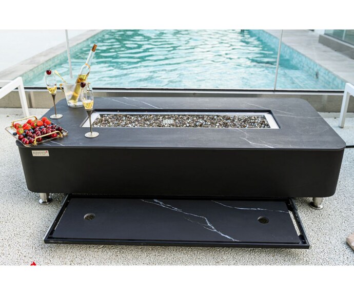 Stůl s plynovým ohništěm VALENCIA