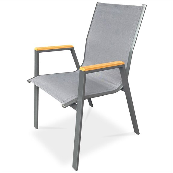 Zahradní židle AZC-S1050 GREY