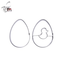 Vykrajovačka nerez/střed vajíčko sada 2 ks