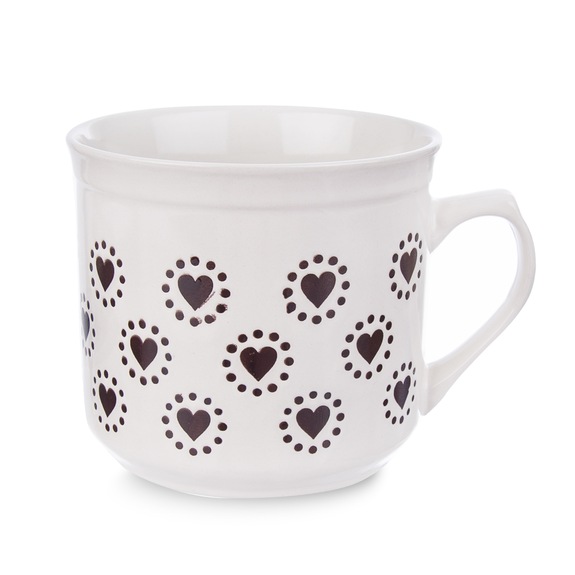 Hrnek ker. vařák SRDCE 0,5 l