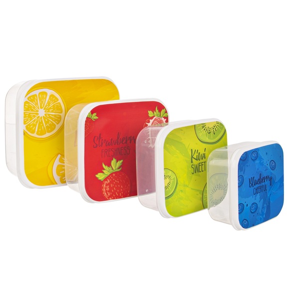 Box UH svačina Child čtverec 4 ks Fruit, náhr. 154057