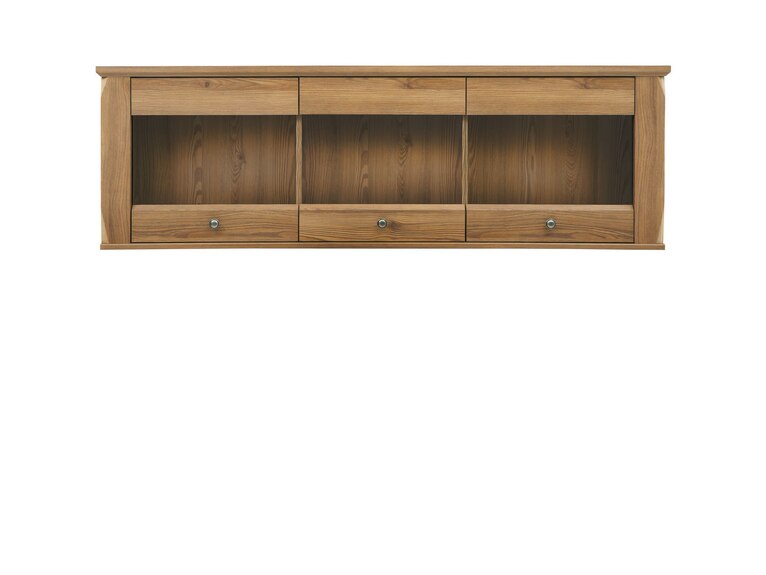 Závěsná vitrína BERGEN SFW3W modřín sibiu zlatý