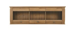 Závěsná vitrína BERGEN SFW3W modřín sibiu zlatý