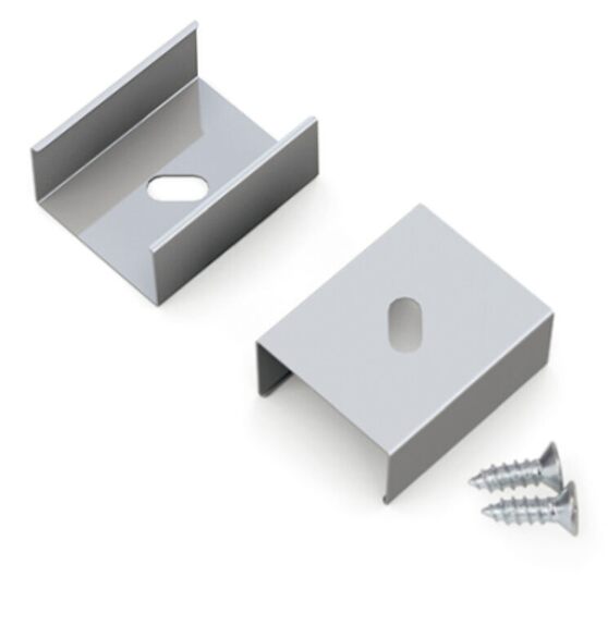 Montážní úchyt U4 oválný otvor, nerez ocel, pár